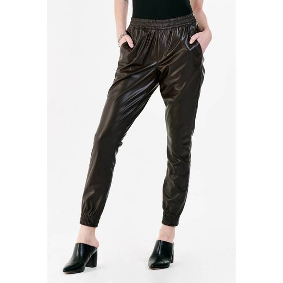 DEAR JOHN DENIM Pants - NEW DEAR JOHN DENIM super high rise cropped jacey jogger in coffee